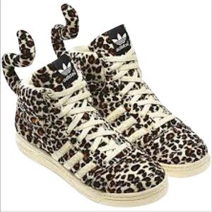 Jeremy Scott Adidas Leopard Sneakers
